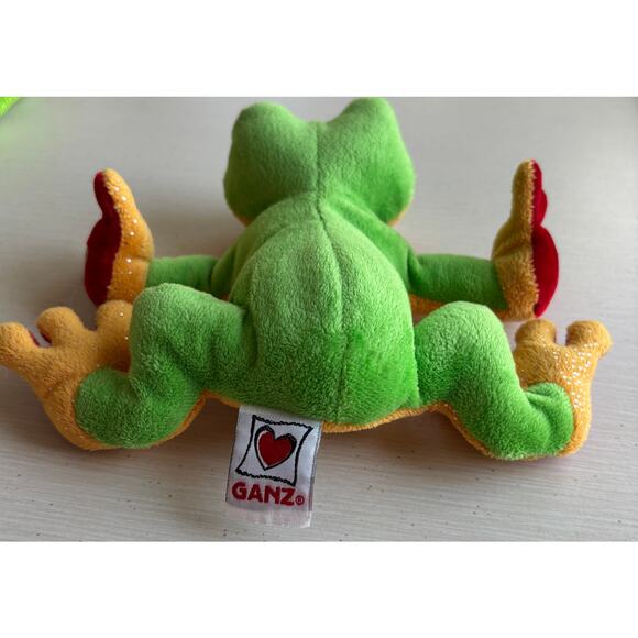 Ganz Webkinz Sparkly Tree‎ Frog Plush Stuffed Animal Green Orange No Code
EUC - Picture 3 of 9